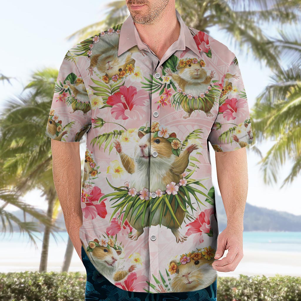 Hawaii Guinea Hula Pig Hawaiian Shirt Funny Tropical Style LT05 - Polynesian Pride