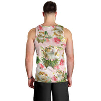 Hawaii Guinea Hula Pig Men Tank Top Funny Tropical Style LT05 - Polynesian Pride