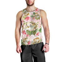 Hawaii Guinea Hula Pig Men Tank Top Funny Tropical Style LT05 - Polynesian Pride