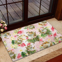 Hawaii Guinea Hula Pig Rubber Doormat Funny Tropical Style LT05 - Polynesian Pride