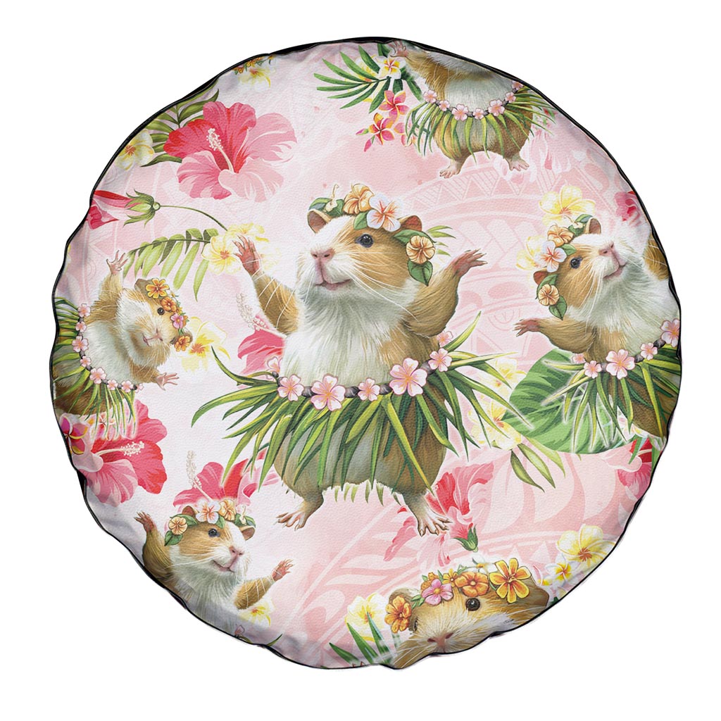 Hawaii Guinea Hula Pig Spare Tire Cover Funny Tropical Style LT05 - Polynesian Pride