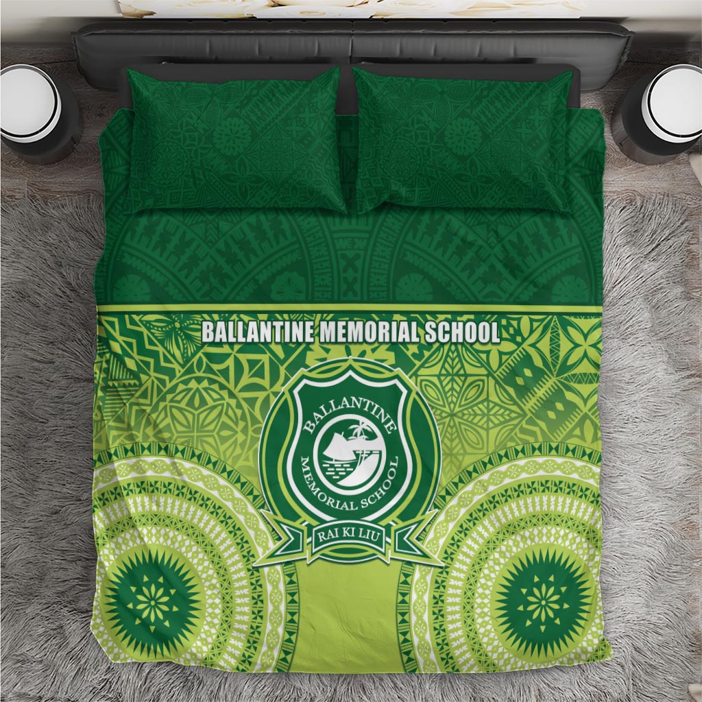 Ballantine Memorial School Bedding Set With Fijian Tapa Pattern