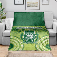 Ballantine Memorial School Blanket With Fijian Tapa Pattern