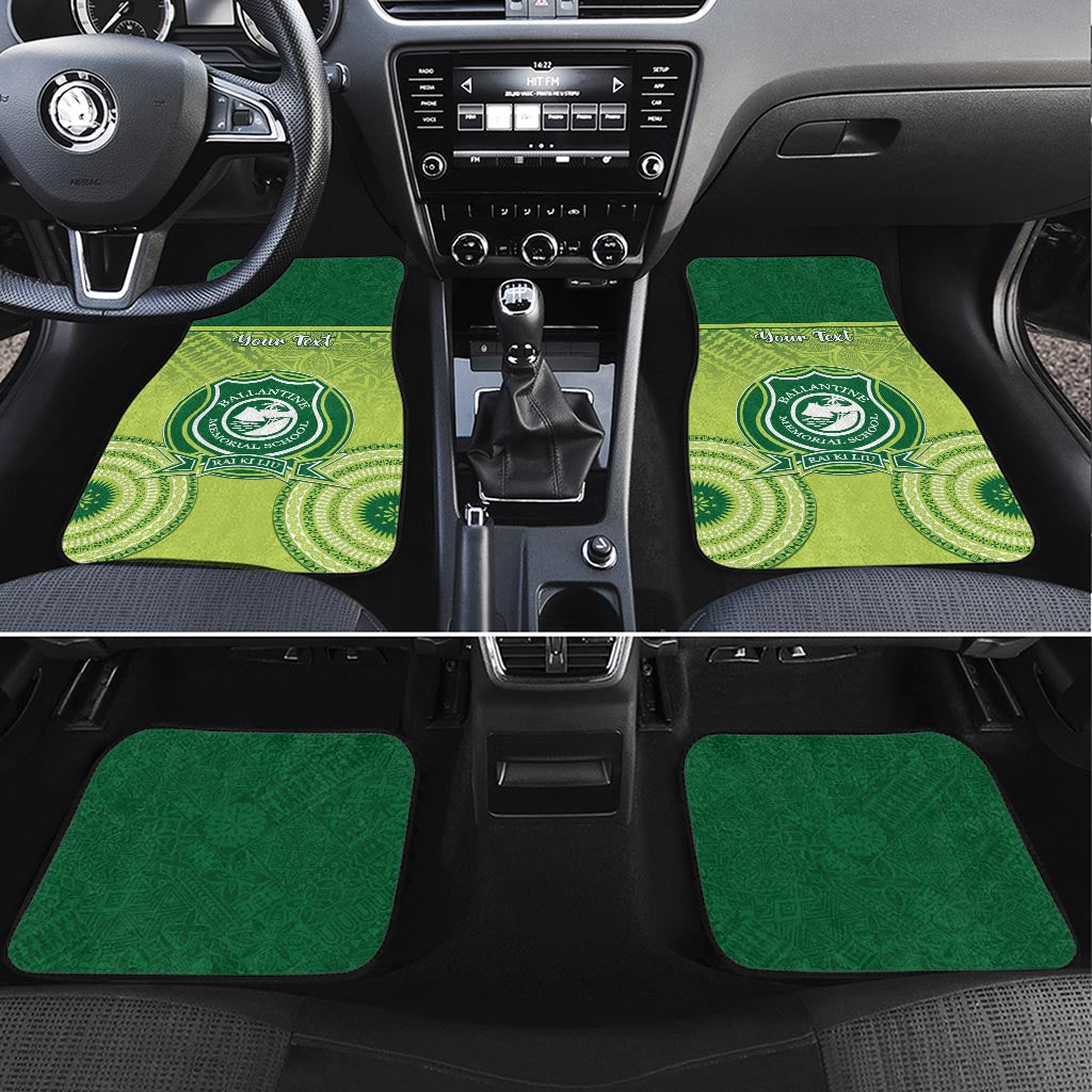 Ballantine Memorial School Car Mats With Fijian Tapa Pattern