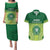 Personalised Ballantine Memorial School Couples Matching Puletasi and Hawaiian Shirt With Fijian Tapa Pattern