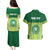 Personalised Ballantine Memorial School Couples Matching Puletasi and Hawaiian Shirt With Fijian Tapa Pattern