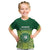 Personalised Ballantine Memorial School Kid T Shirt With Fijian Tapa Pattern