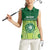 Personalised Ballantine Memorial School Women Sleeveless Polo Shirt With Fijian Tapa Pattern