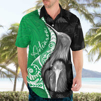 New Zealand Aotearoa Hawaiian Shirt Kiwi Fern Maori Pattern Green Version LT05 - Polynesian Pride