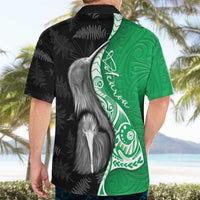 New Zealand Aotearoa Hawaiian Shirt Kiwi Fern Maori Pattern Green Version LT05 - Polynesian Pride