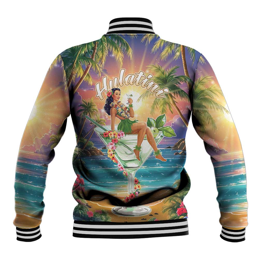 Aloha Hawaii Baseball Jacket Hula Martini Tropical Vibes LT05 - Polynesian Pride