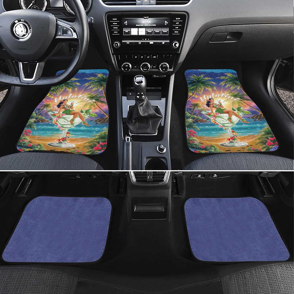 Aloha Hawaii Car Mats Hula Martini Tropical Vibes - Polynesian Pride