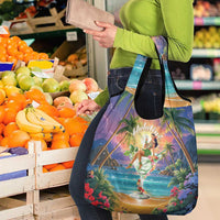 Aloha Hawaii Grocery Bag Hula Martini Tropical Vibes LT05 - Polynesian Pride