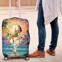 Aloha Hawaii Luggage Cover Hula Martini Tropical Vibes - Polynesian Pride