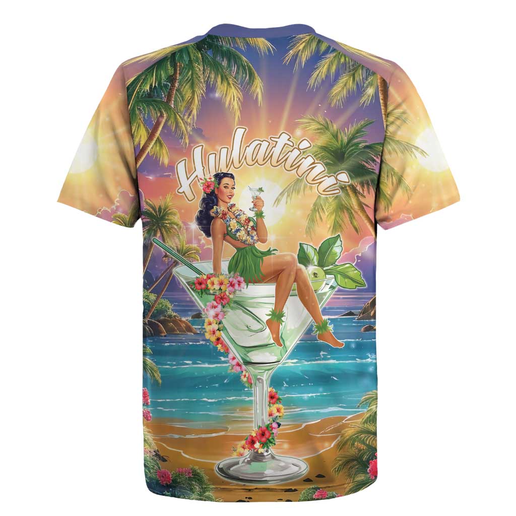 Aloha Hawaii Rugby Jersey Hula Martini Tropical Vibes LT05 - Polynesian Pride