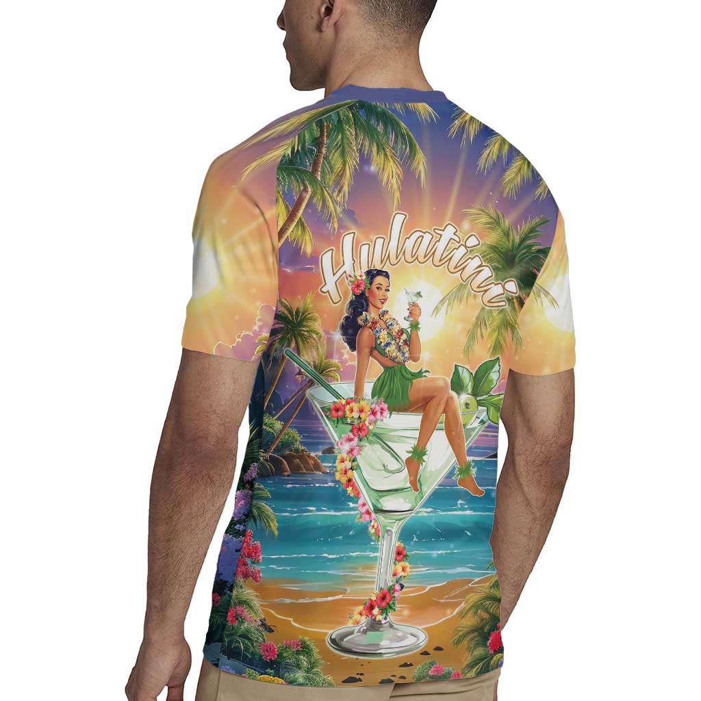 Aloha Hawaii Rugby Jersey Hula Martini Tropical Vibes LT05 - Polynesian Pride