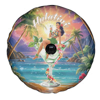 Aloha Hawaii Spare Tire Cover Hula Martini Tropical Vibes - Polynesian Pride