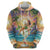 Aloha Hawaii Zip Hoodie Hula Martini Tropical Vibes - Polynesian Pride