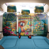 Hawaii Parrot Back Car Seat Cover Im Not Waiting Till 5 Oclock - Polynesian Pride