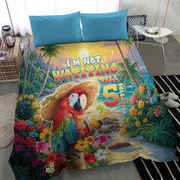 Hawaii Parrot Bedding Set Im Not Waiting Till 5 Oclock - Polynesian Pride