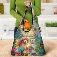 Hawaii Parrot Grocery Bag Im Not Waiting Till 5 Oclock LT05 - Polynesian Pride