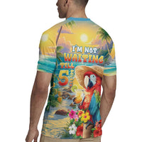Hawaii Parrot Rugby Jersey Im Not Waiting Till 5 Oclock LT05 - Polynesian Pride