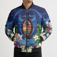 Guam Liberation Day Bomber Puffer Jacket Pas Para I Chamoru