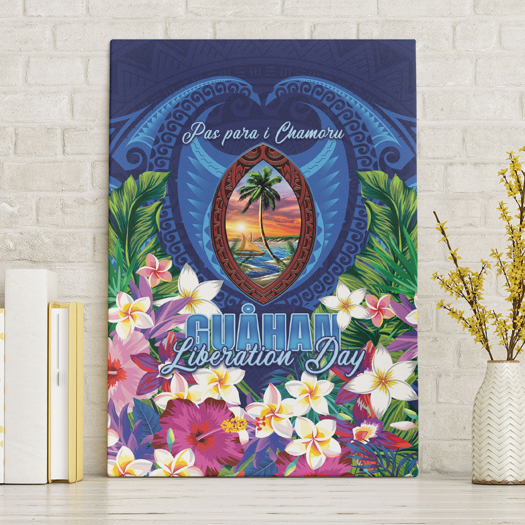 Guam Liberation Day Canvas Wall Art Pas Para I Chamoru