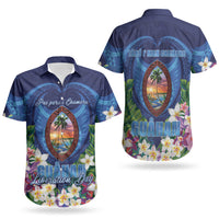 Guam Liberation Day Couples Matching Mermaid Dress and Hawaiian Shirt Pas Para I Chamoru