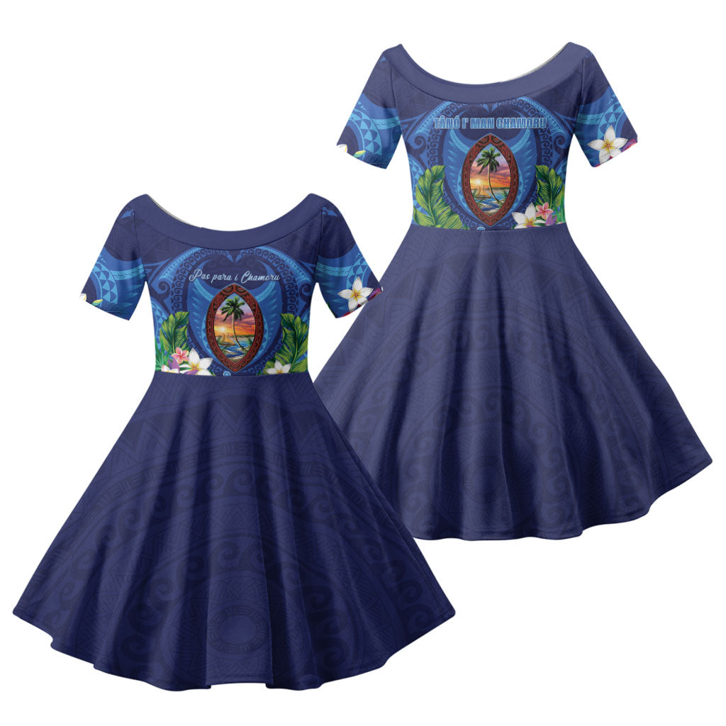 Guam Liberation Day Family Matching Tank Maxi Dress and Hawaiian Shirt Pas Para I Chamoru