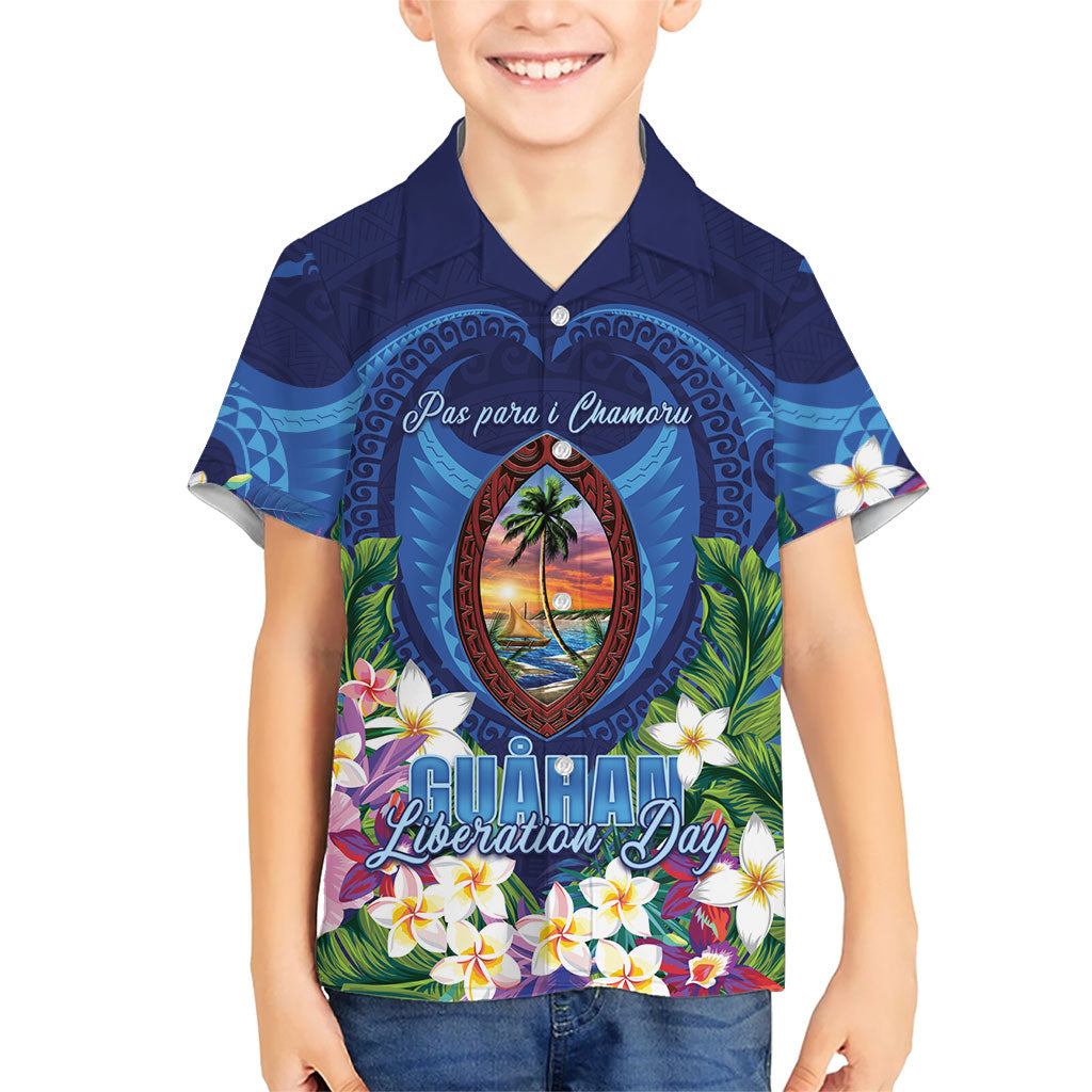 Guam Liberation Day Hawaiian Shirt Pas Para I Chamoru