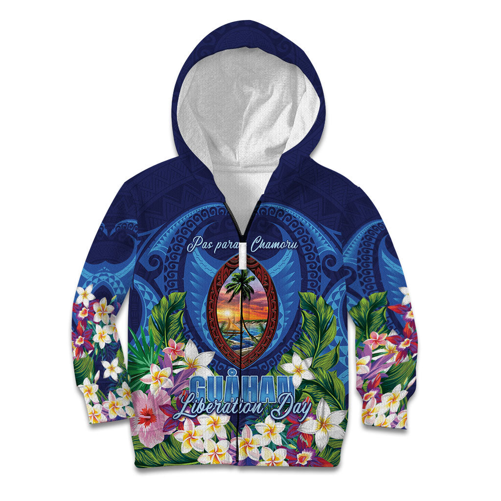 Guam Liberation Day Kid Hoodie Pas Para I Chamoru