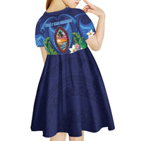 Guam Liberation Day Kid Short Sleeve Dress Pas Para I Chamoru