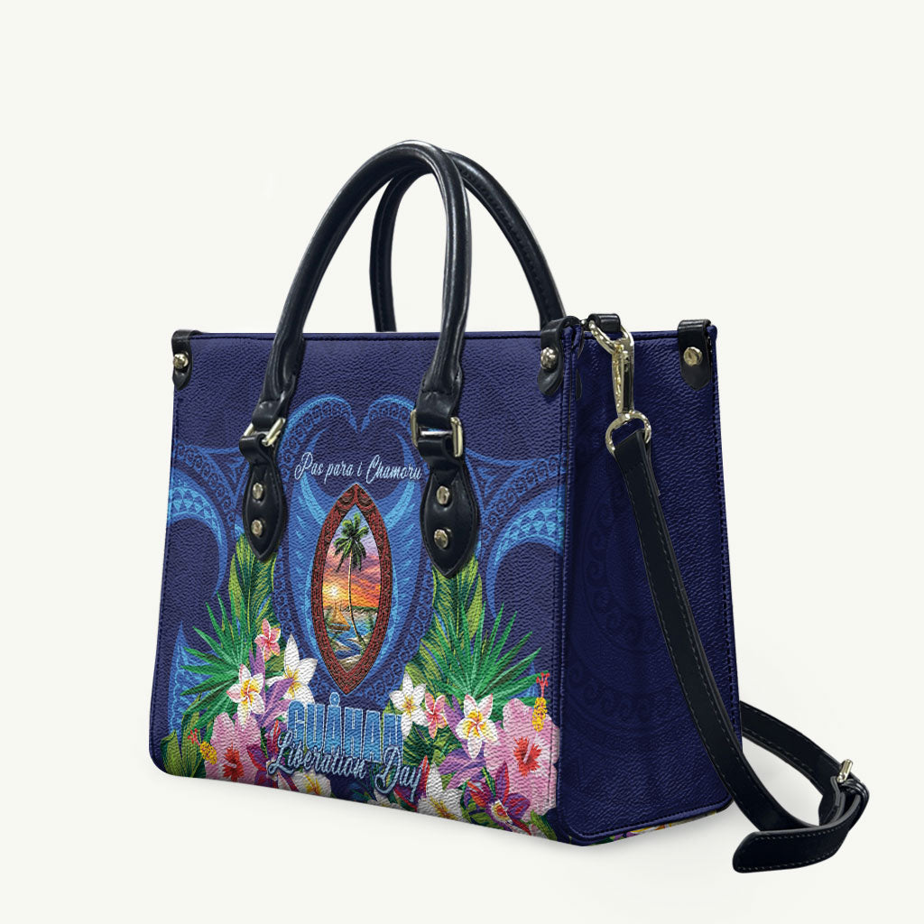 Guam Liberation Day Leather Bag Pas Para I Chamoru