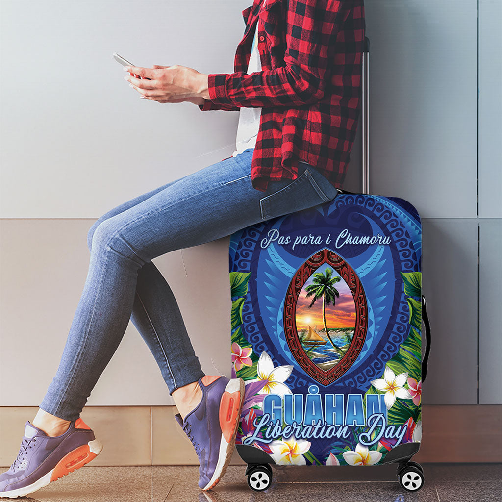 Guam Liberation Day Luggage Cover Pas Para I Chamoru