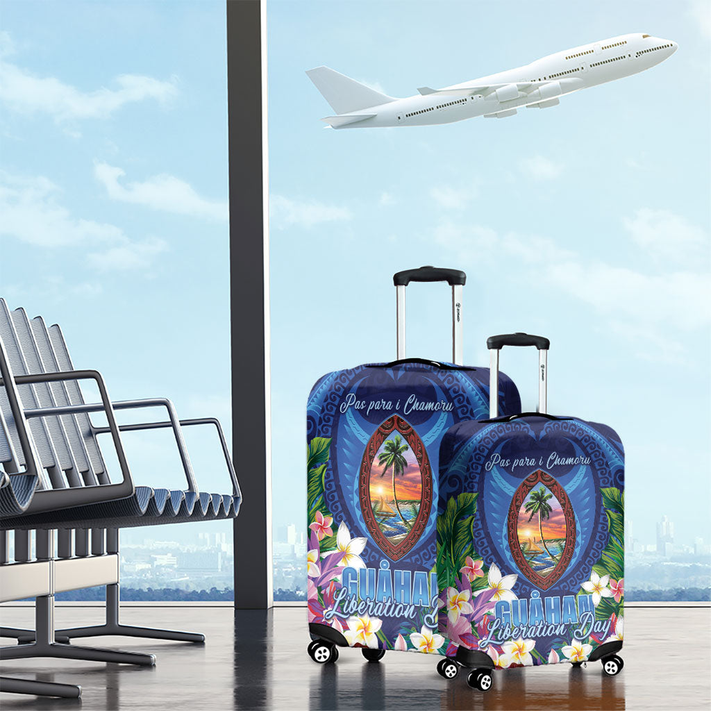 Guam Liberation Day Luggage Cover Pas Para I Chamoru