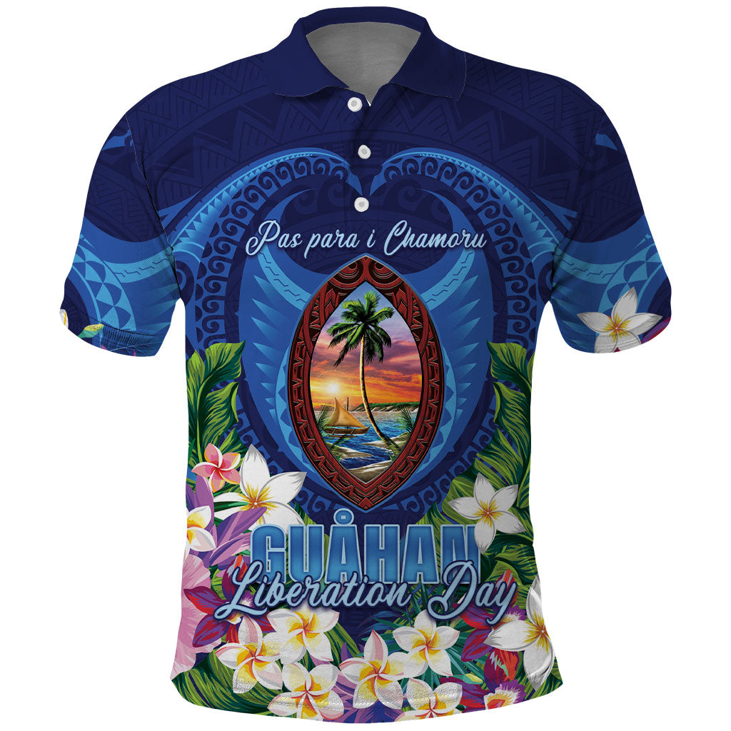 Guam Liberation Day Polo Shirt Pas Para I Chamoru