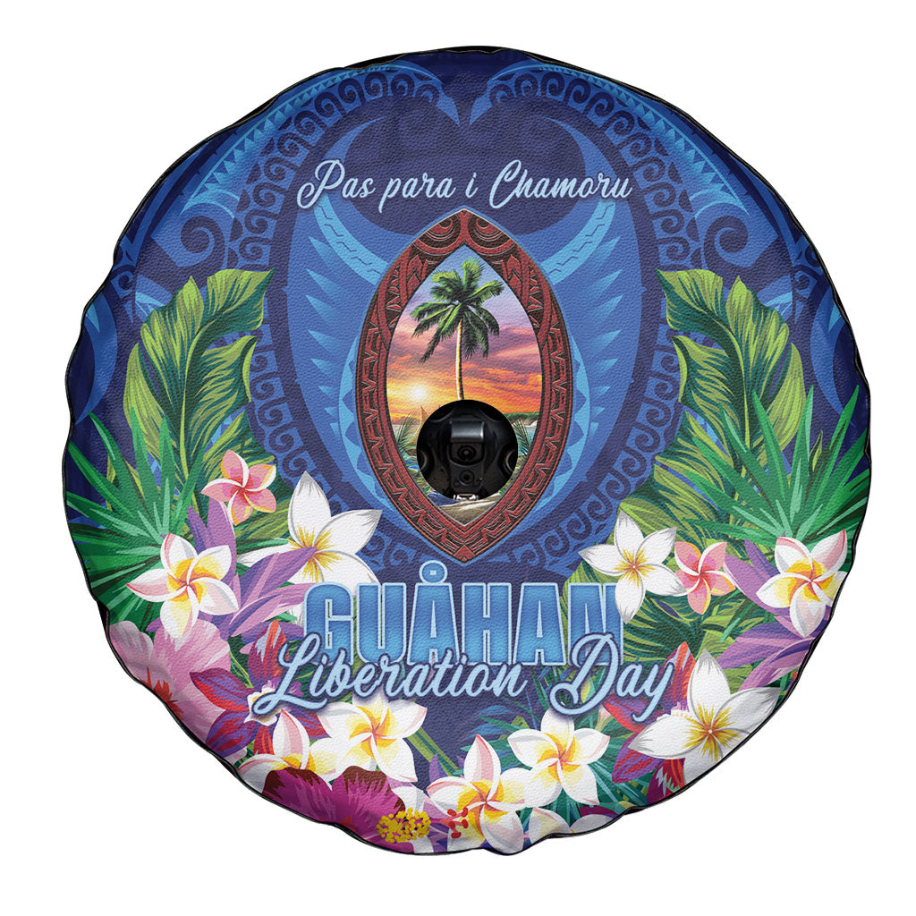 Guam Liberation Day Spare Tire Cover Pas Para I Chamoru