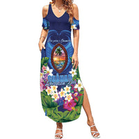 Guam Liberation Day Summer Maxi Dress Pas Para I Chamoru