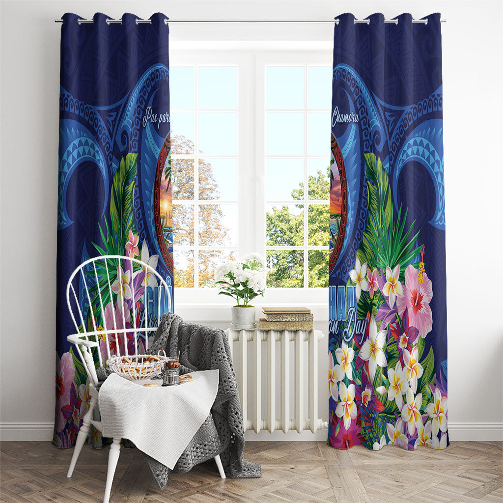 Guam Liberation Day Window Curtain Pas Para I Chamoru