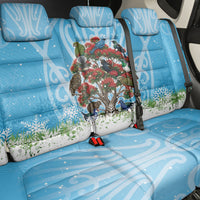 New Zealand Birds Christmas Back Car Seat Cover Pohutukawa Xmas Tree