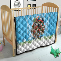 New Zealand Birds Christmas Quilt Pohutukawa Xmas Tree