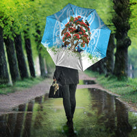 New Zealand Birds Christmas Umbrella Pohutukawa Xmas Tree