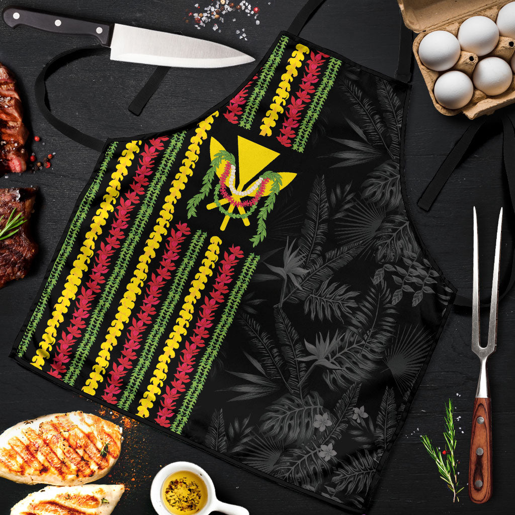 Hawaii Lei Kanaka Maoli Flag Apron Tropical Vibes