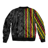 Hawaii Lei Kanaka Maoli Flag Bomber Jacket Tropical Vibes
