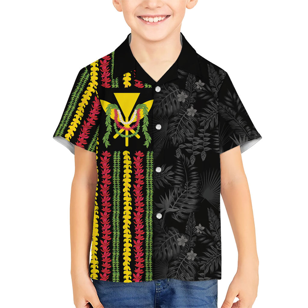 Hawaii Lei Kanaka Maoli Flag Hawaiian Shirt Tropical Vibes