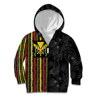 Hawaii Lei Kanaka Maoli Flag Kid Hoodie Tropical Vibes