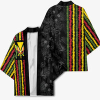 Hawaii Lei Kanaka Maoli Flag Kimono Tropical Vibes