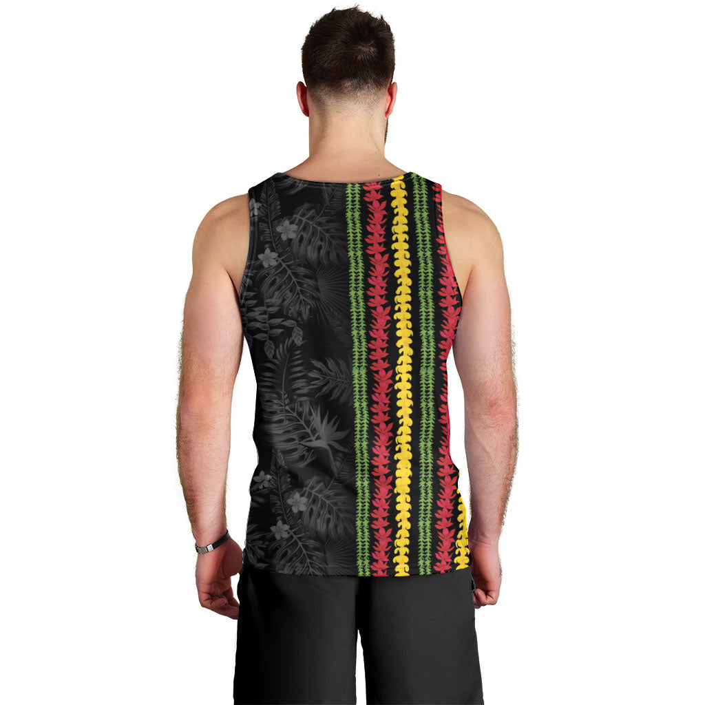 Hawaii Lei Kanaka Maoli Flag Men Tank Top Tropical Vibes