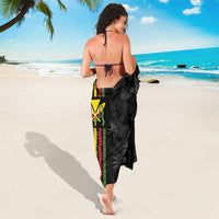 Hawaii Lei Kanaka Maoli Flag Sarong Tropical Vibes